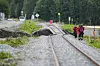 Et kvikkleireskred i Levanger kommune har stoppet togtrafikken mellom nord og sør i Norge. Veitrafikk omdirigeres på smale veier.