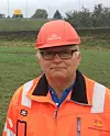 Byggeleder Lars Frode Christiansen i Statens vegvesen Foto: Statens vegvesen