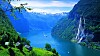 Geirangerfjorden. Fra 2023 vil Hellesylt Hydrogen Hub produsere 1,3 tonn hydrogen i døgnet. Da er høna-og-egget-diskusjonen over. I 2026 vil fjorden være stengt for fossildrevne skip, både ferger og cruise.