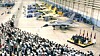 Dette bildet er fra utrullingsseremonien for det første produksjonseksemplaret av F-16 i august 1978, der vi ser Norge er representert sammen med resten av EPAF-nasjonene som hadde bestilt fly.