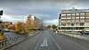 Her kommer det nye anlegget. Strandgata i Gjøvik med utsikt nordover.
