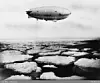 Luftskipet Norge 1 på vei over nordpolen Foto: Anders Beer Wilse, Oslo Museum