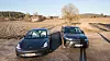 Tesla Model 3 og Kia e-Soul.