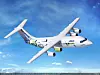 Prosjektet E-Fan X handlet om å ta fram ny hybridteknologi med et passasjerfly av typen BAe 146 som testplattform. Prosjektet ble avlyst i april 2020. Illustrasjon: Airbus