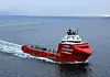 FØRSTE FOR DOF: Skandi Gamma er DOF-rederiets første LNG-drevne forsyningsskip. Det 95 meter lange og 200 meter brede forsyningsskipet er bygget av STX Søviknes.