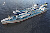 LNG-bunkring til sjøs kan være ett av flere tiltak forå bygge ut LNG infrastruktur. Her ligger «Coral Anthelia» side om side med en av Terntanks nye 15.00 dvt produkttankskip og fyller LNG på dekkstankene.
