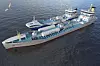 LNG-bunkring til sjøs kan være ett av flere tiltak forå bygge ut LNG infrastruktur. Her ligger «Coral Anthelia» side om side med en av Terntanks nye 15.00 dvt produkttankskip og fyller LNG på dekkstankene.