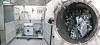 FFIs akselererende oppvarmingskalorimeter for kvantitativ testing av batterisikkerhet (venstre). Restene av et Li-ion batteri etter en sikkerhetstest i kalorimeteret (høyre). Foto: Ife