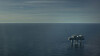 Olje- og energidepartementet utlyser areal for lagring av CO2 i nærheten av Troll-feltet. Bildet viser Troll A-plattformen.