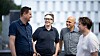 Frode Storvik, Olaf Schjelderup, Kurosh Bozorgebrahimi og Gjermund Høsøien Wiggen jobber som nettverksingeniører i Sikt.