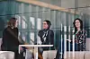 Medarbeidere i Abelia, fra høyre: Trine Ellingsen, leder i FIN, Elin Mathiesen, ... Foto: Ilja C. Hendel