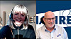 Digital signering i digital markering: Anette Aanesland, adm. dir. i Nye Veier, og Gudmund Roen, daglig leder i Hæhre Entreprenør signerte kontrakten for utbyggingen av E6 Kvithammar-Åsen i Trøndelag.