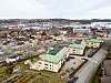 Bildet viser boligblokkene Høienhaldgata 5, 7 og 9 som skal rives. Foto: Arash A. Nejad