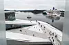 I alt 33.000 marmorheller er brukt i Operaen – både ute og inne. Bildet viser Operahuset på lille julaften i fjor.