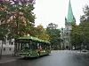 Volvo 7700 hybrid i Trondheim i 2009. Ti år senere kommer helelektriske erstattere. Foto: Volvo Bussar
