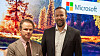 David Hansen, Enterprise Public Sector Sales Manager i Microsoft Norge, og Andre Stene Larsen, CEO i DNI.