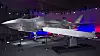 Utrullingsseremoni for det norske F-35A-flyet AM-1 der også en modell av Joint Strike Missile (JSM) fikk litt rampelys..