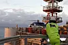 Helikopter lander på Goliat FPSO. Vår Energi økte omsetningen og tjente godt i fjerde kvartal 2024.
