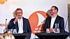 Debatt på Arendalsuka: Bjørn Tore Markussen, teknologi- og IKT-direktør i Forsvaret, og Svenn Richard Andersen fra Nasjonalt cybersikkerhetssenter NSM.
