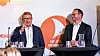 Debatt på Arendalsuka: Bjørn Tore Markussen, teknologi- og IKT-direktør i Forsvaret, og Svenn Richard Andersen fra Nasjonalt cybersikkerhetssenter NSM.