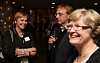 GOD STEMNING: Det var god stemning da NITO feiret sitt 75-års jubileum på Teknisk Museum i Oslo tirsdag 1. mars. Her NITO-president Marit Stykket sammen med TU-redaktør Tormod Haugstad og TEKNA-president Marianne Harg.