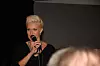 BOMSKUDD: Komiker Sigrid Bonde gjennomførte en skikkelig skivebom da hun på NITO-ingeniørenes jubileumsfest brukte mye tid på å snakke om at de var utdannet ved NTNU i Trondheim.