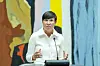 Komiteleder Ine Eriksen Søreide (H) informerer om enigheten om langtidsplanen for Forsvaret tirsdag ettermiddag.