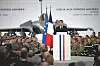 – For å forbli fri, må man være fryktet., sa Frankrikes president Emmanuel Macron holder under sitt besøk ved Istres-flybasen i Sør-Frankrike 15. januar 2026.