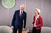 Jonas Gahr Støre tok opp ferrolegeringssaken med EU-kommisjonens president Ursula von der Leyen i København i september.