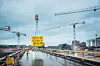 Her installeres takisolasjonen Glava Robust på Nasjonalmuseets tak.