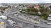 Anleggsarbeidet i Moss sentrum har vært blant områdene med høyest støvbelastning under byggingen av nytt dobbeltspor.