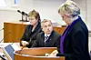 GA EØS-UTTALELSE: Justisminister Knut Storberget (Ap) slo fast at datalagringsdirekivet var EØS-relevant da han presenterte høringsnotatet i saken. Her på pressekonferansen sammen med fornyingsminister Rigmor Aasrud (Ap, til venstre) og samferdselsminister Magnhild Meltveit Kleppa (Sp).