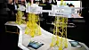 Bygges ut: Aker Solutions' modell av Johan Sverdrup slik de viste den frem på ONS-konferansen i 2014.
