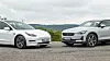 Test av Polestar 2 og Tesla Model 3.