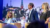 Ishita Barua, Jarle Holtet-Lid og Linn Stalsberg stilte med tre vidt forskjellige perspektiver på KI i arbeidslivet.