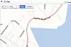 Som regel er GPS-tegningen i kartet så nøyaktig at du kan se hvilken side av veien du har løpt på.