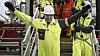 Olje- og energiminister Kjell-Børge Freiberg delte tirsdag ut 83 nye letelisenser på norsk sokkel. Her åpner han landstrømforsyningen til Johan Sverdrup, i fjor.