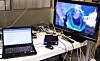 TEST: Her har forskerne testet appen på en Toy Story-film i Telefonicas laboratorium.