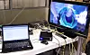 TEST: Her har forskerne testet appen på en Toy Story-film i Telefonicas laboratorium.