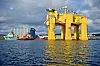 Den første: Aibel leverte sin første omformerplattform, Dolwin Beta, allerede i 2015. Denne står nå i tysk del av Nordsjøen. Foto: Øyvind Sætre, Aibel