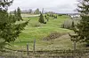 Området på nordsiden av Glomma hvor kvikkleireskredet på Ullershov gikk i 1725. Foto: Bjørn Olav Amundsen