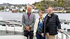 Brigt Valland i Gard, Åsne Holtklimpen og Frode Ingebretsen i Crayon. Sjøforsikringsselskapet Gard har sin hovedbase like utenfor Arendal sentrum.
