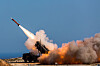 Skarpskyting med luftvernsystemet Patriot på Kreta i Hellas i 2017.