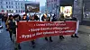 Fra en markering mot bygging av stort sykehus arrangert av i regi av LO Oslo, Oslo legeforening, Fagforbundet Oslo, Aker Sykehus Venner, Redd Ullevål Sykehus, Helsetjenesteaksjonen, Den norske Jordmorforening, Psykologforeningen OUS og Folkebevegelsen for lokalsykehusene.