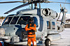 Dansk Sikorsky MH-60R Seahawk på besøk hos Maritim helikopterving på Bardufoss under øvelsen Joint Viking onsdag 13. mars 2023.