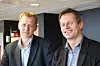 BEHOV: John Matland , til venste,fra Rambøll leder kommiteen som nå skal få frem en BIM-standard, med seg har han Bjørn Brunstad fra Standard Norge. Behovet for en slik standard er stort, og konfliktene fraværende mellom de forskjellige aøktørene, forteller de to.