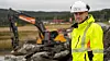 KVIKKLEIREOMRÅDER: – Alt arbeid utføres etter geoteknikernes beskrivelse, forteller Håvard Ellingsen i Trøndelag Fylkeskommune. Foto: TUM Studio