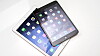Apple iPad Mini 3 har 7,9 tommers skjerm. Storebror iPad Air 2 har 9,7 tommers skjerm.
