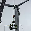 I 2017 ble Vindeby i Danmark, verdens første havvindpark, dekommisjonert. Foto: Ørsted
