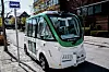 Elektrisk selvgående buss som går i rute ved Verven i Stavanger. Foto: Bård Asle Nordbø / Statens vegvesen